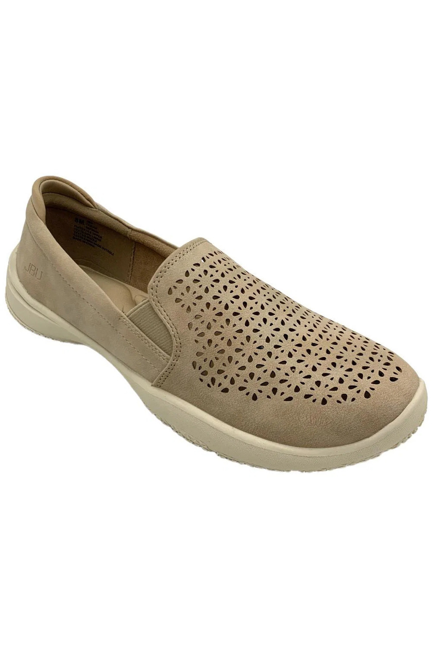JBU Women's Fabian Twin Slip-On Taupe - Medium